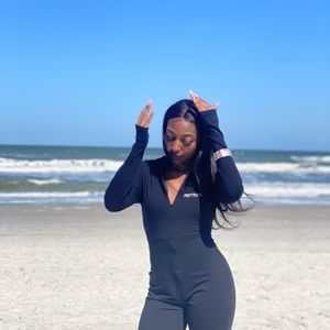 PrettyLittleThing Zip Up Jumpsuit